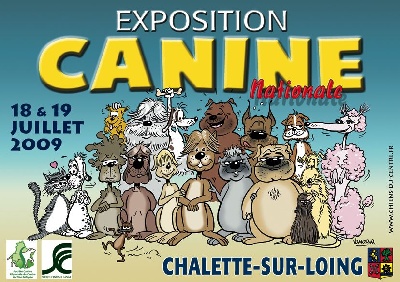 De la cascade de couplan - Exposition Canine Nationale, Chalette-sur-Loing, 18 et 19 Juillet 2009